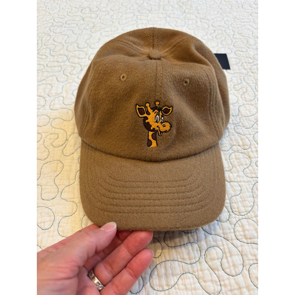 Bonobos Mens  Wool Baseball Cap Embroidered Giraffe Hat OS Toys R US
